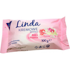 Крем-мило твердое Linda Троянда і піон, 100 г