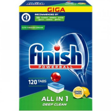 Таблетки для посудомийної машини Finish POWERBALL All in 1 Lemon 120 шт