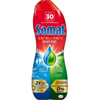 Гель для мытья посуды в посудомойке  Somat Excellence Duo Gel Антижыр 540 мл 