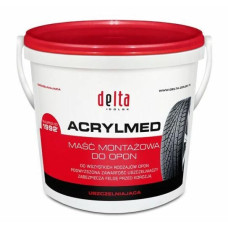 Шиномонтажна паста Delta Acrylmed ущільнююча червона (паста для монтажу шин) 4 кг