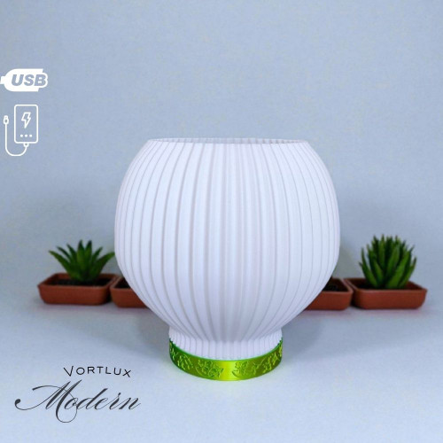 Настільна декоративна лампа Vortlux Modern Green Usb – Без бренду (вид 1)