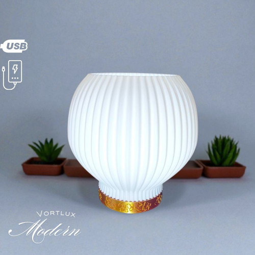 Настільна декоративна лампа Vortlux Modern Gold Usb – Без бренду (вид 3)