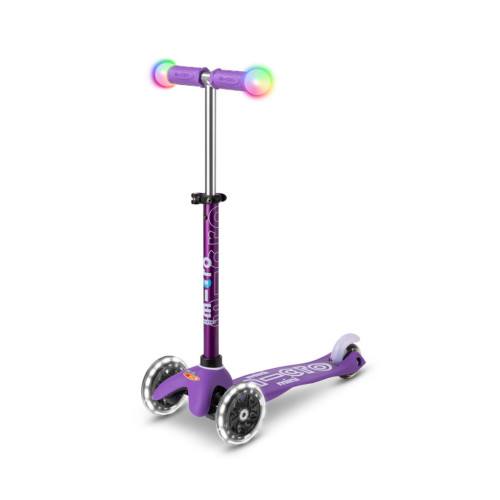 Самокат Micro Mini Deluxe Magic Purple LED (MMD129) – Micro