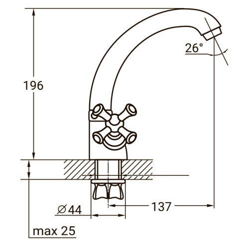 Смеситель AQUATICA PL-4B355C – AQUATICA (вид 2)