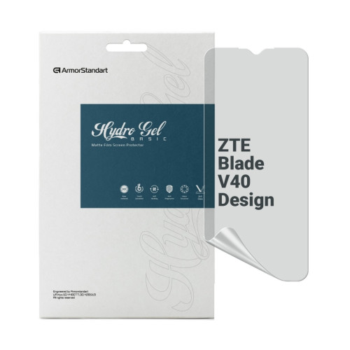 Пленка защитная Armorstandart Matte ZTE Blade V40 Design (ARM68871) – Armorstandart