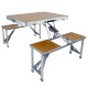 Туристический стол Bo-Camp Bamboo Brown/Silver (1404800)