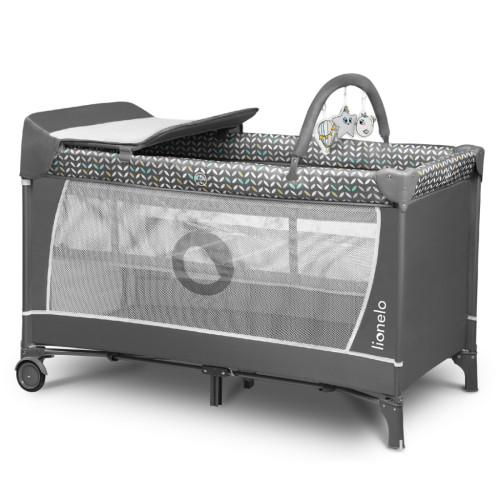 Детский манеж Lionelo Flower Grey Scandi (LO-FLOWER GREY SCANDI) – Lionelo