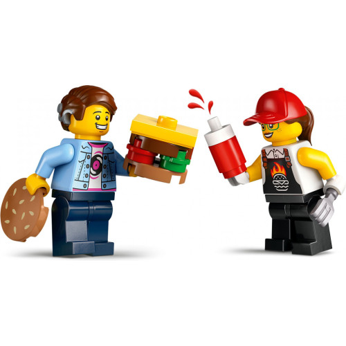 Конструктор LEGO City Вантажівка з гамбургерами 194 деталей (60404) – LEGO (вид 2)