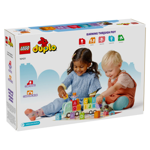 Конструктор LEGO DUPLO Town Грузовик с азбукой 36 деталей (10421) – LEGO