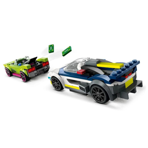 Конструктор LEGO City Преследование маслкара на полицейском автомобиле 213 деталей (60415) – LEGO (вид 4)
