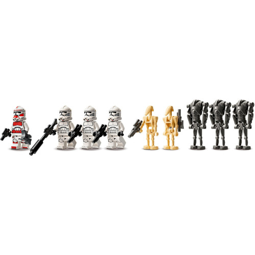 Конструктор LEGO Star Wars Клоны-пехотинцы и Боевой дроид. Боевой набор 215 деталей (75372) – LEGO (вид 4)