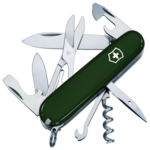 Ніж Victorinox Climber 91 мм Зелений (1.3703.4) – Victorinox