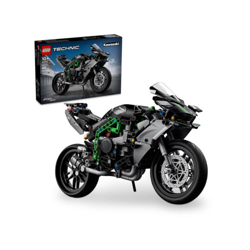 Конструктор LEGO Technic Мотоцикл Kawasaki Ninja H2R 643 детали (42170) – LEGO (вид 3)