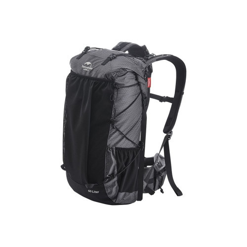 Рюкзак туристичний Naturehike Rock NH19BP095 60+5 л графіт в клітинку (6927595761649) – Naturehike