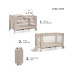 Детский манеж Kinderkraft с пеленатором Joy 2 Beige (5902533925162) – Kinderkraft (вид 1)