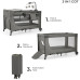 Детский манеж Kinderkraft с пеленатором Joy 2 Dark Grey (5902533925155) – Kinderkraft (вид 1)