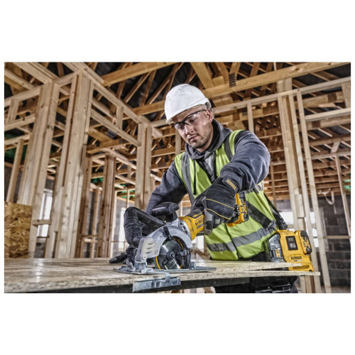 Дискова пила DeWALT 18В XR Li-Ion, безщіткова, 115х9.5 мм (без АКБ та ЗУ) (DCS571N) – Dewalt (вид 3)