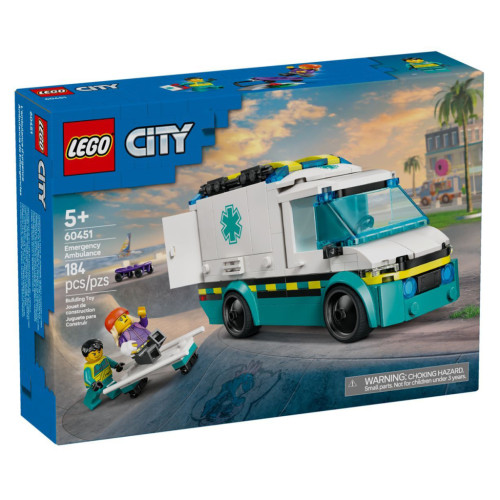Конструктор LEGO City Скорая помощь (60451) – LEGO