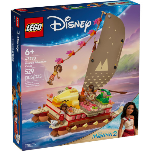 Конструктор LEGO Disney Princess Приключенческое каноэ Ваяны (43270) – LEGO