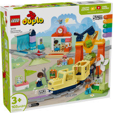 Конструктор LEGO DUPLO Town Большой интерактивный общественный поезд (10428-)