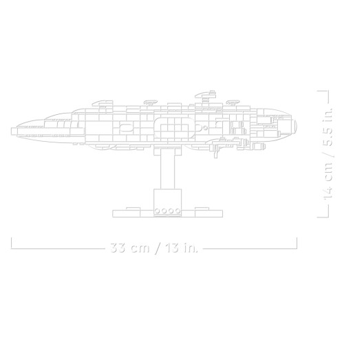 Конструктор LEGO Star Wars Звездный крейсер Дом один (75405) – LEGO (вид 4)