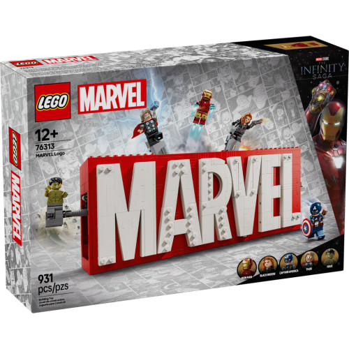 Конструктор LEGO Super Heroes Логотип и минифигурки MARVEL (76313) – LEGO