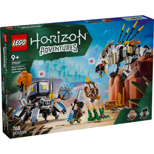 Конструктор LEGO Horizon Aloy и Varl против Shell-Walker и Sawtooth (77037) – LEGO
