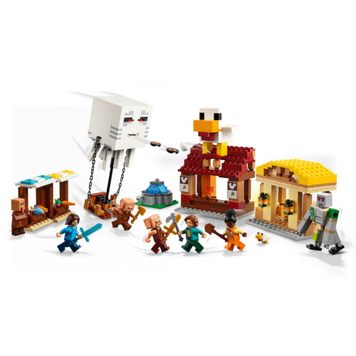 Конструктор LEGO Minecraft Нападение на деревню с воздушным шаром Гаст (21273) – LEGO (вид 2)