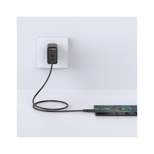 Дата кабель USB-C to USB-C 1.2m 3A TPE C3-03 Black Acefast (6974316280842) – Acefast (вид 3)