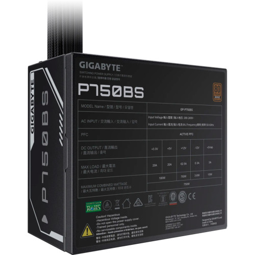 Блок живлення GIGABYTE 750W (GP-P750BS) – GIGABYTE