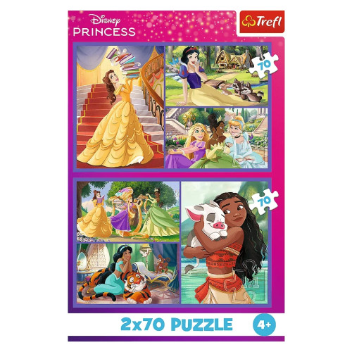 Пазл Trefl Princess Сказочные дни 2x70 (5900511344400) – Trefl (вид 3)