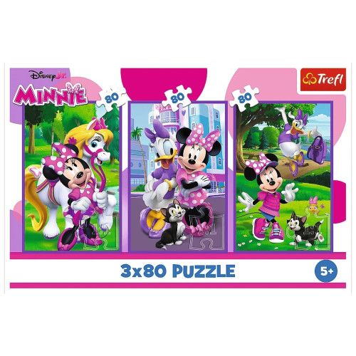 Пазл Trefl Mickey&friends Минни и друзья 3x80 (5900511348897) – Trefl (вид 4)
