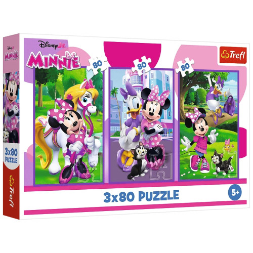 Пазл Trefl Mickey&friends Минни и друзья 3x80 (5900511348897) – Trefl
