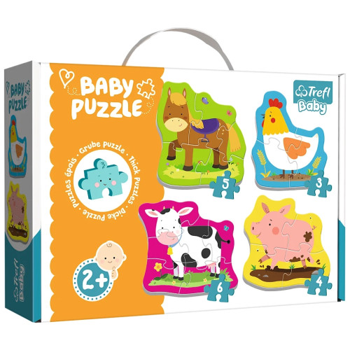 Пазл Trefl Baby Classic Животные на ферме (5900511360707) – Trefl