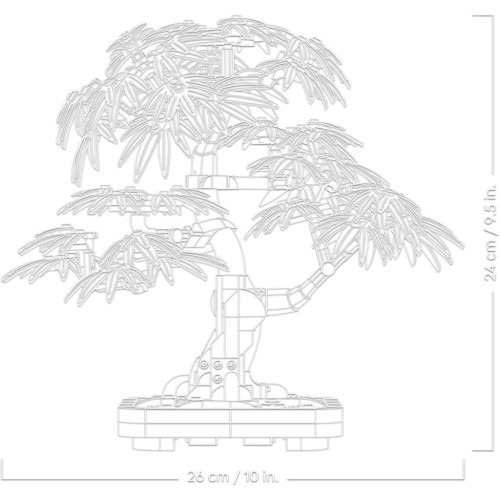 Конструктор LEGO Botanicals Бонсай из японского красного клена (10348) – LEGO (вид 4)