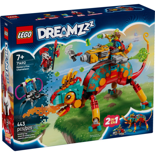 Конструктор LEGO DREAMZzzzz Огненный хамелеон Матео (71492) – LEGO