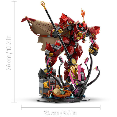 Конструктор LEGO NINJAGO Робот Огненного Рыцаря (71846) – LEGO (вид 4)