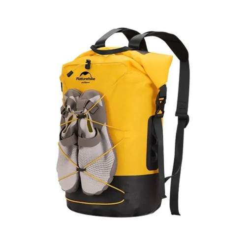 Рюкзак туристичний Naturehike водонепроникний NH21FSB04, 40л, жовтий (6927595788257) – Naturehike