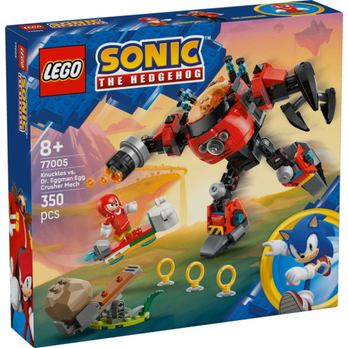 Конструктор LEGO Sonic Knuckles vs. Dr. Eggman Egg Crusher Mech (77005) – LEGO
