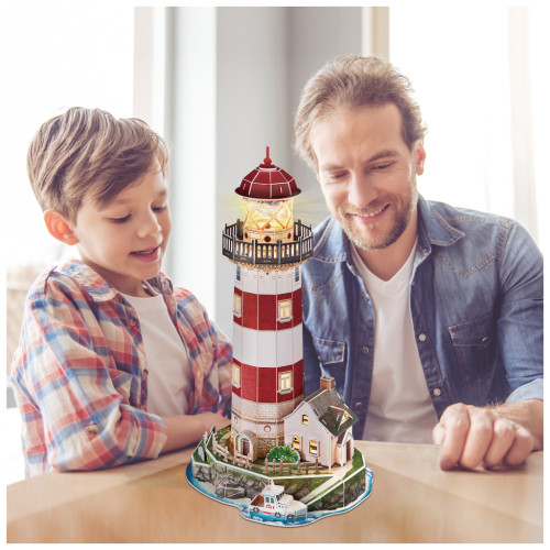 Пазл Cubic Fun трехмерный Night edition Маяк с LED-подсветкой (L540h) – Cubic Fun (вид 4)