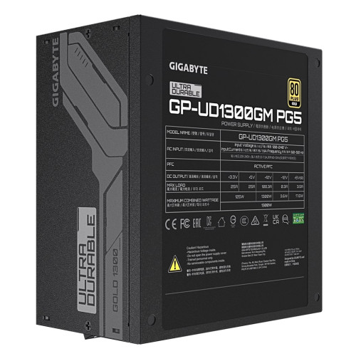 Блок живлення GIGABYTE 1300W (UD1300GM PG5) – GIGABYTE (вид 4)