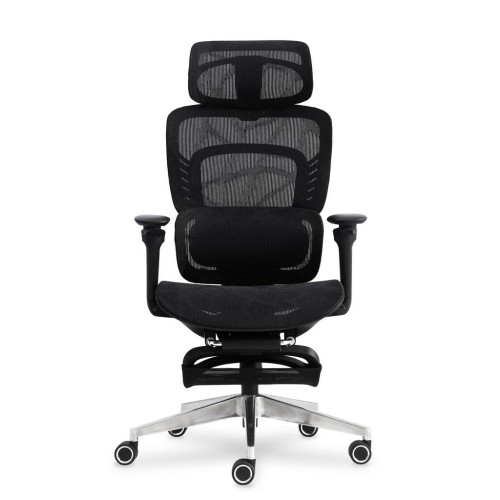 Офисное кресло Mealux M10 Air Massage (з масажним ефектом) Black (HF-M10 M/BB) – Mealux (вид 2)