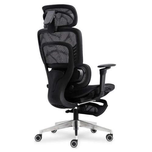 Офисное кресло Mealux M10 Air Massage (з масажним ефектом) Black (HF-M10 M/BB) – Mealux (вид 3)