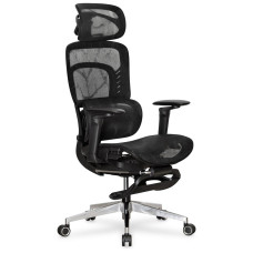 Офисное кресло Mealux M10 Air Massage (з масажним ефектом) Black (HF-M10 M/BB)