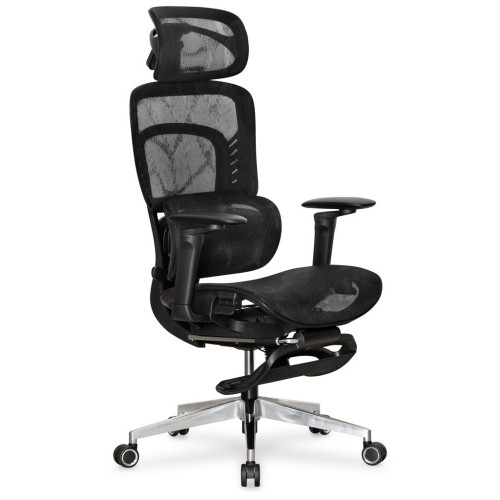 Офисное кресло Mealux M10 Air Massage (з масажним ефектом) Black (HF-M10 M/BB) – Mealux