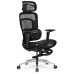 Офисное кресло Mealux M10 Air Massage (з масажним ефектом) Black (HF-M10 M/BB) – Mealux