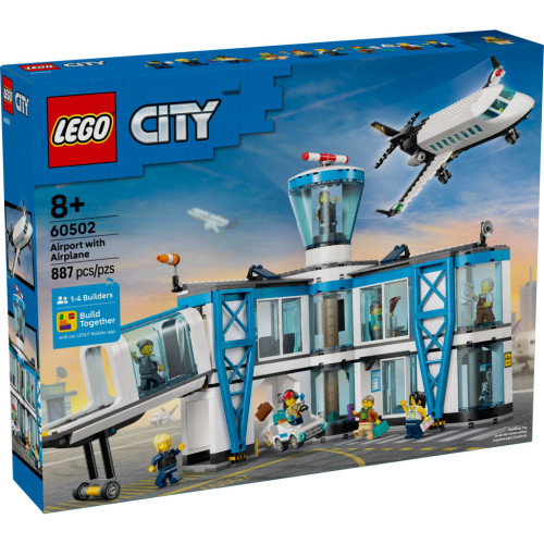 Конструктор LEGO City Аэропорт с самолетом (60502) – LEGO