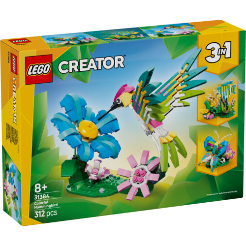 Конструктор LEGO Creator Дикие животные: красочный колибри (31384) – LEGO