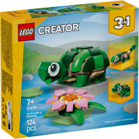 Конструктор LEGO Creator Черепаха с цветком водяной лилии (31377)
