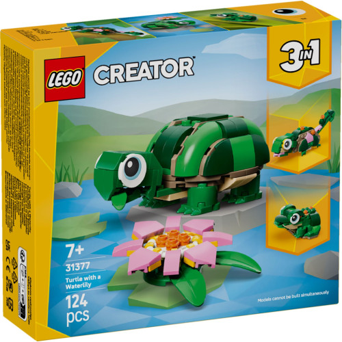 Конструктор LEGO Creator Черепаха с цветком водяной лилии (31377) – LEGO
